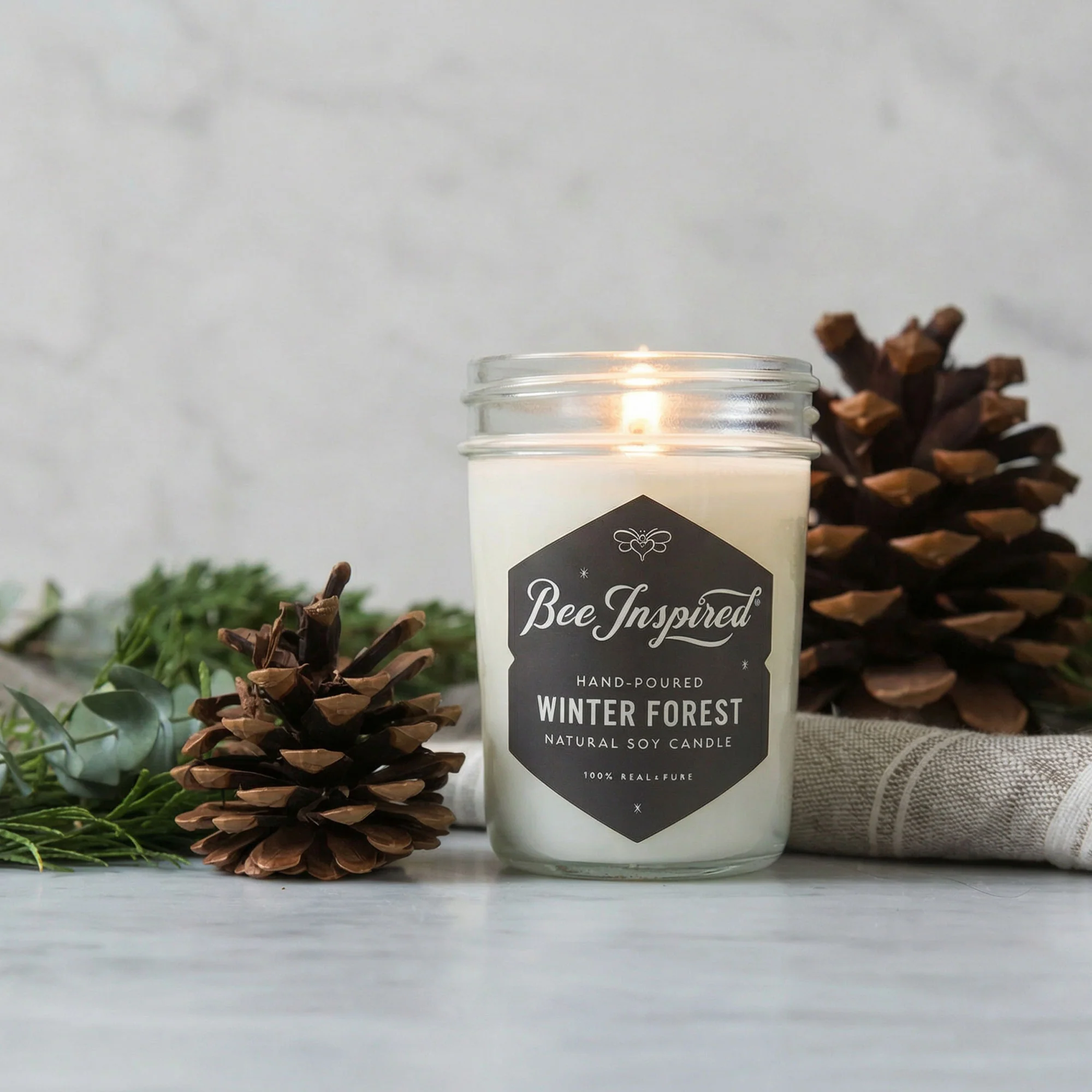 Winter Forest Soy Candle - Image 3