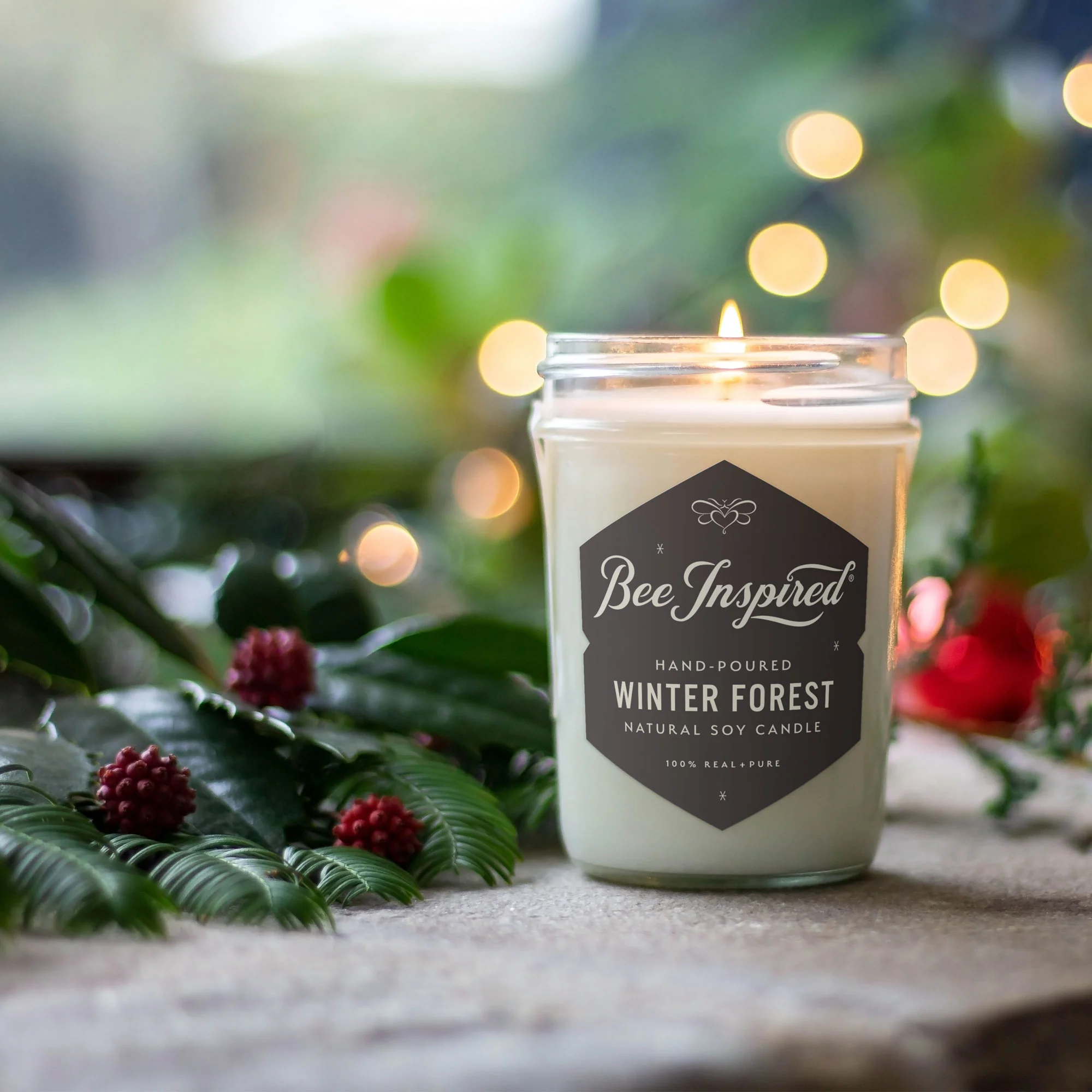 Winter Forest Soy Candle - Image 4