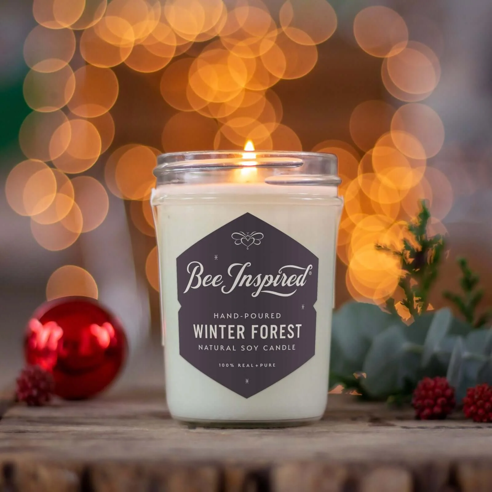 Winter Forest Soy Candle - Image 6