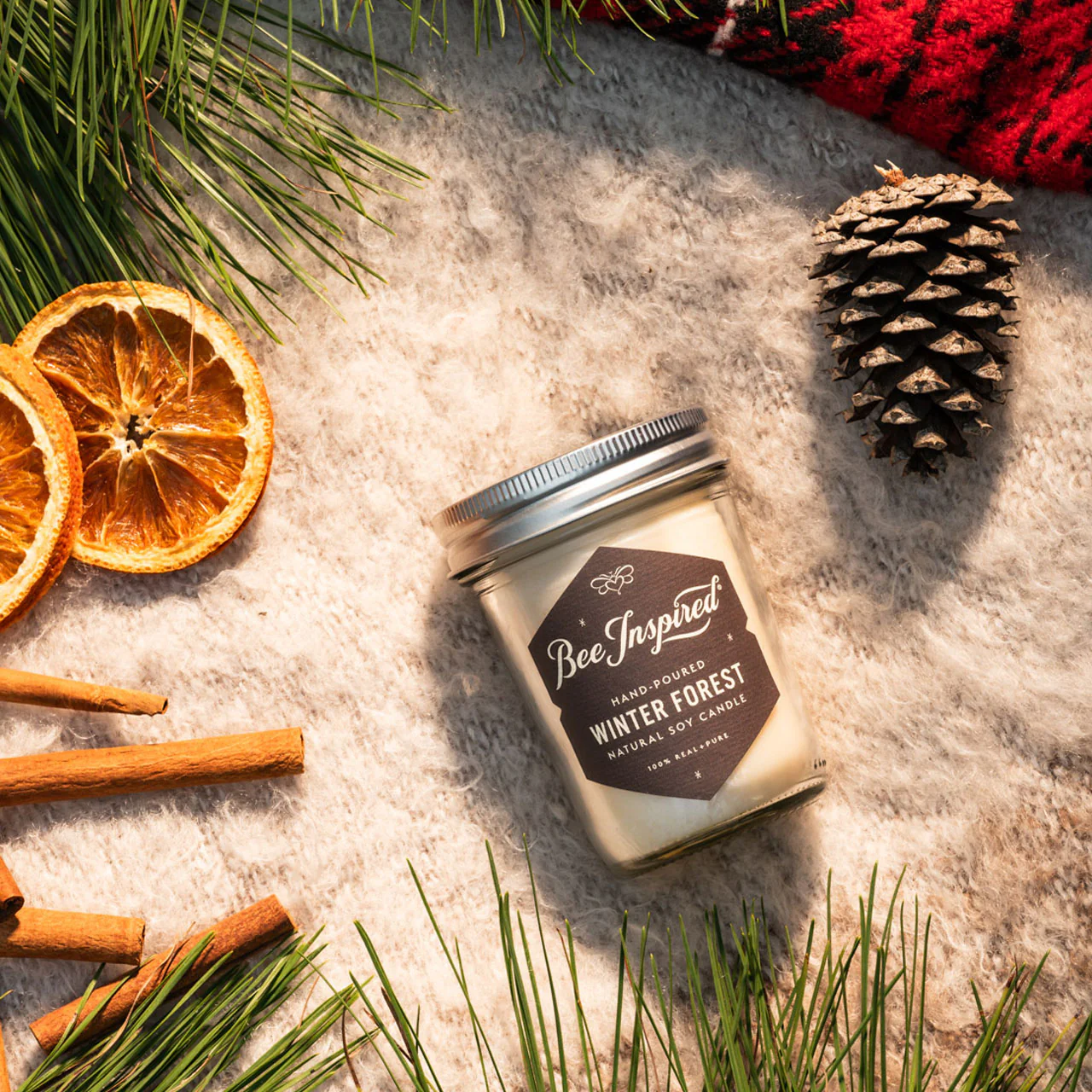 Winter Forest Soy Candle - Image 7