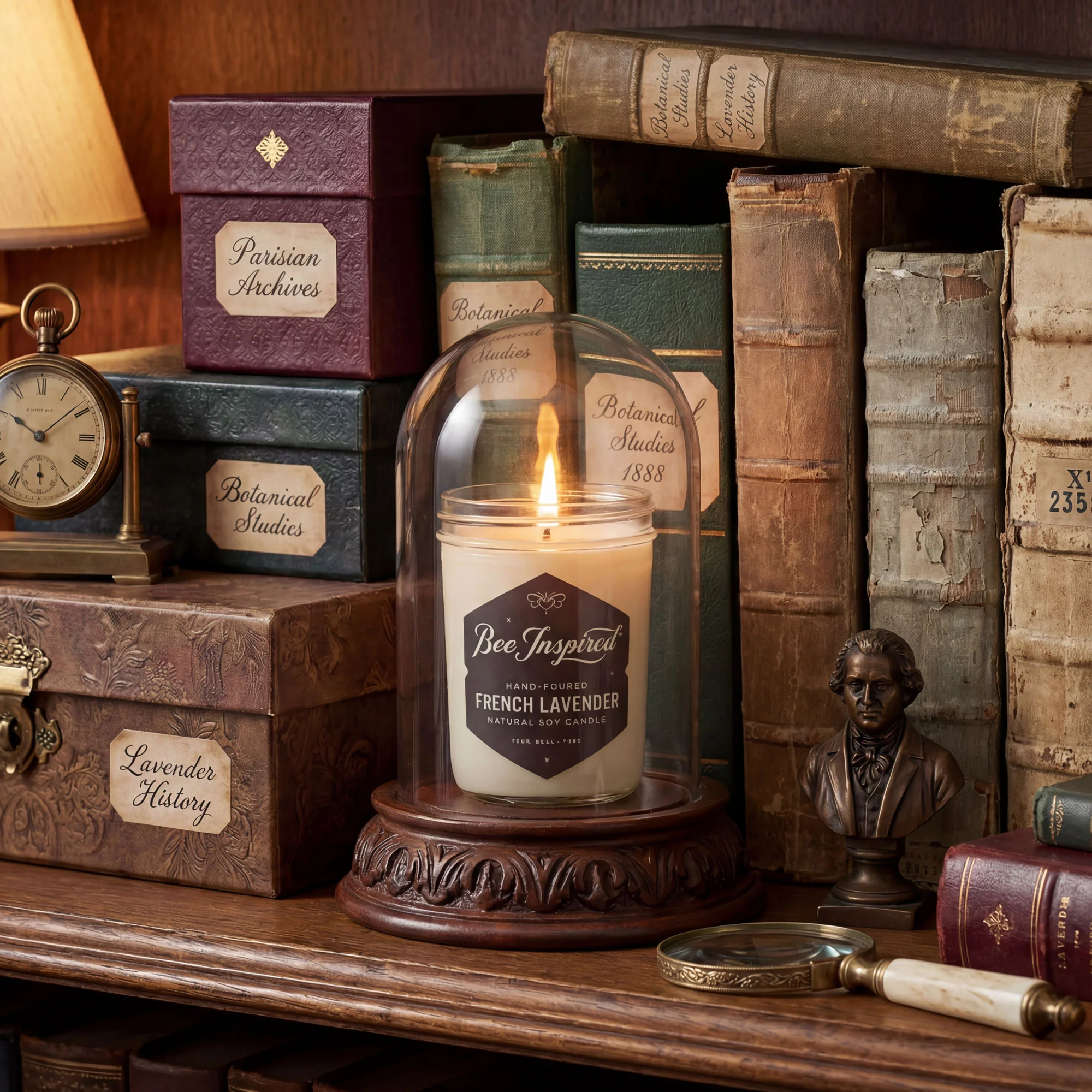 French Lavender Soy Candle - Image 6