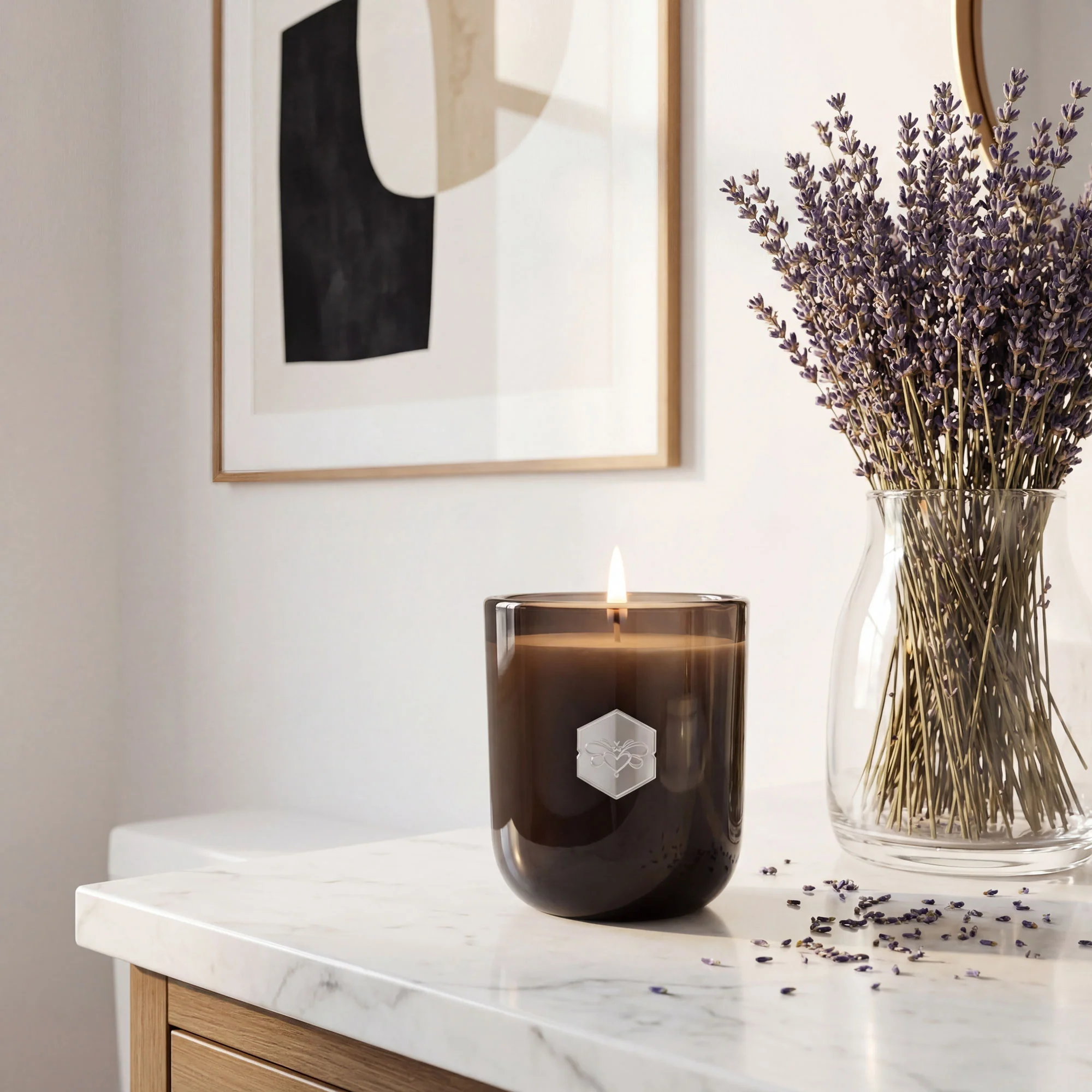 French Lavender Luxe Soy Candle - Image 7