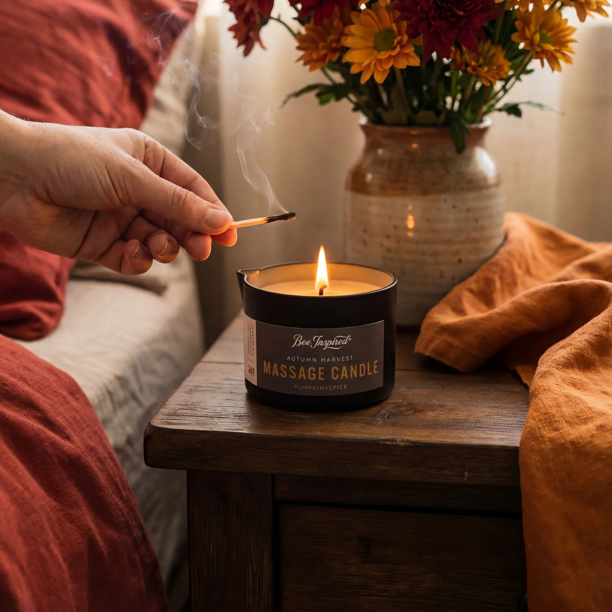 Autumn Harvest Massage Candle - Image 5