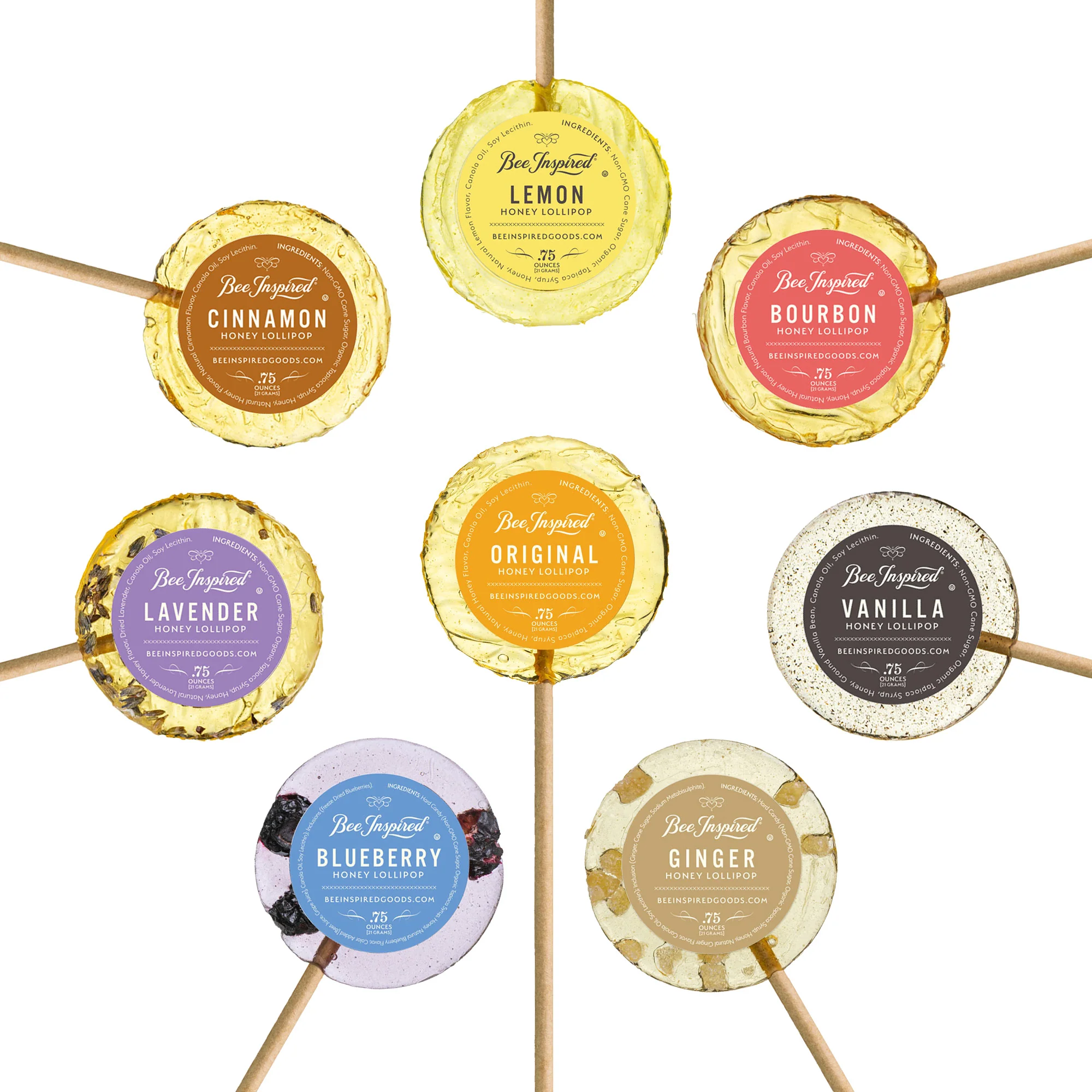 Box of 50 Honey Lollipops - Image 10