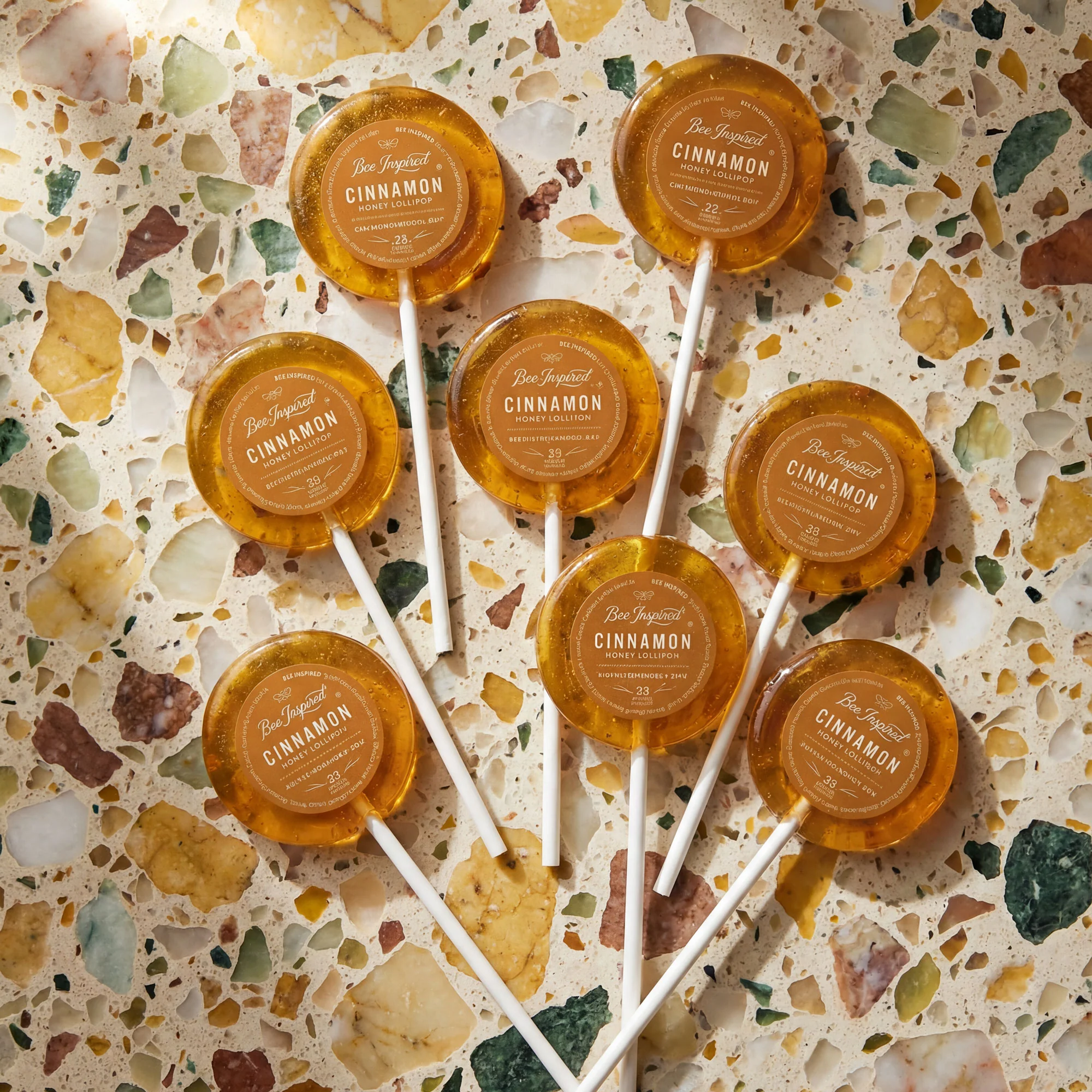 Cinnamon Honey Lollipops – Bag of Eight - Image 3
