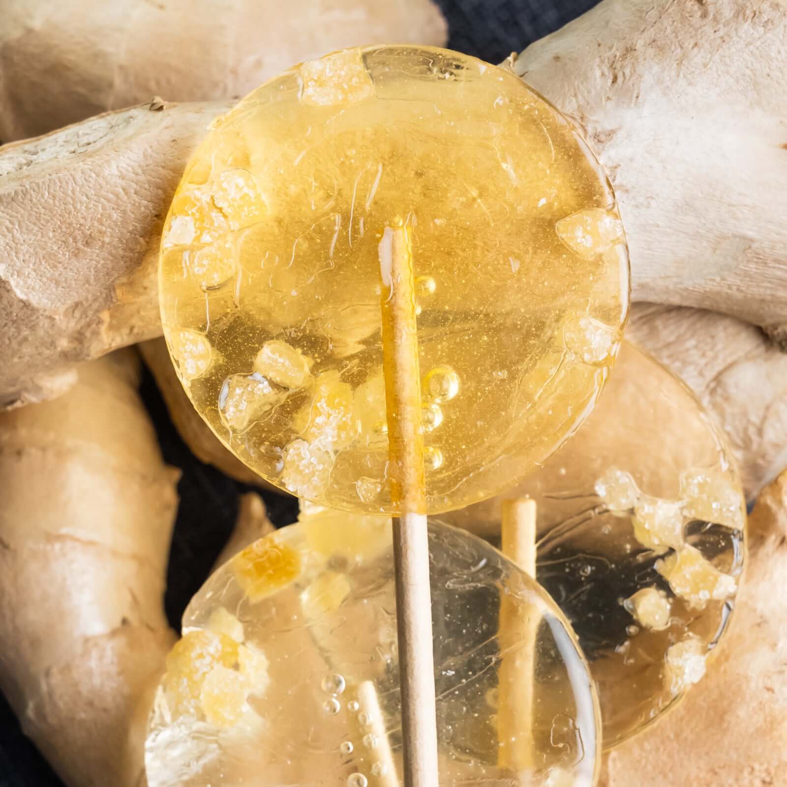 Ginger Honey Lollipops – Bag of Eight - Image 5
