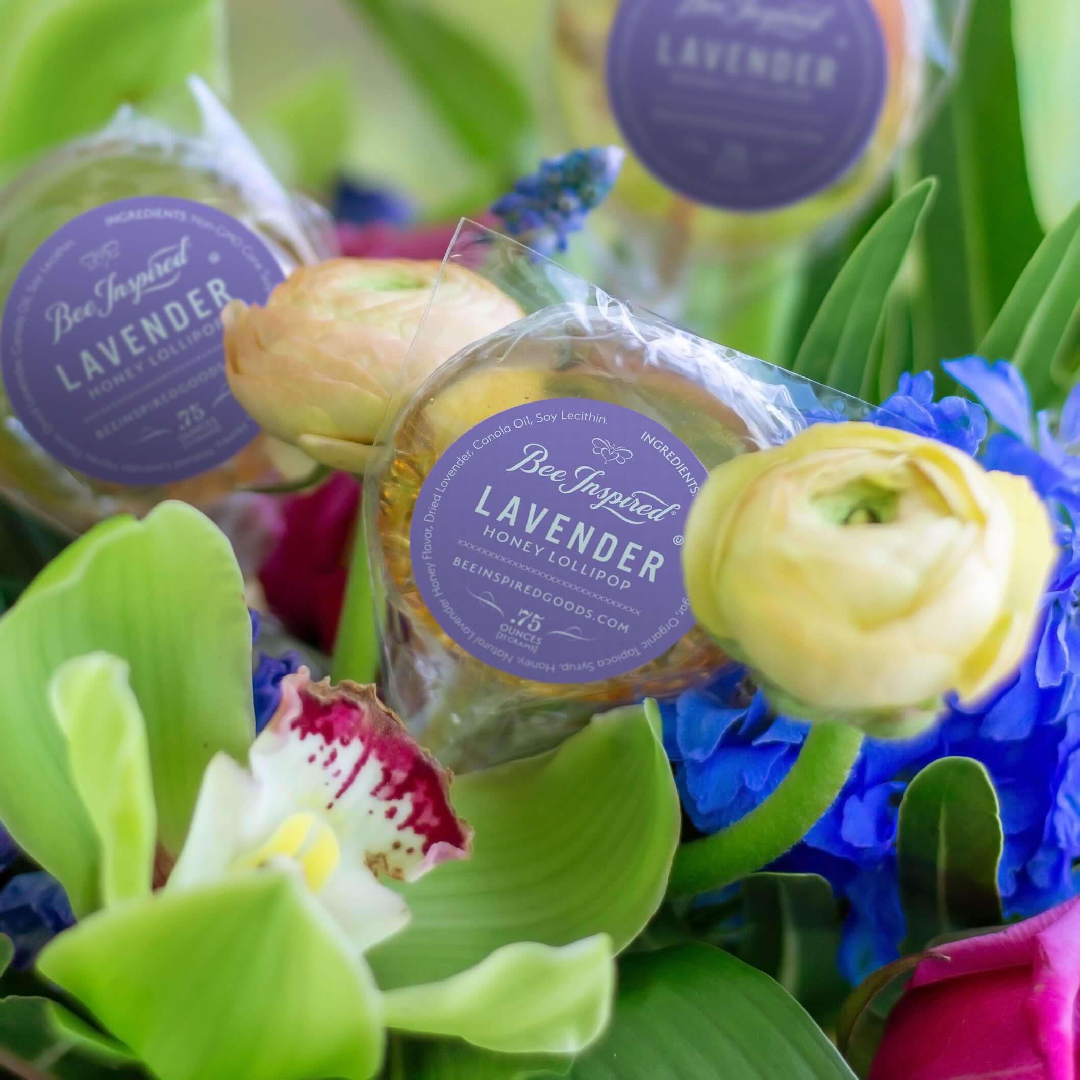 Lavender Honey Lollipops – Bag of Eight - Image 5