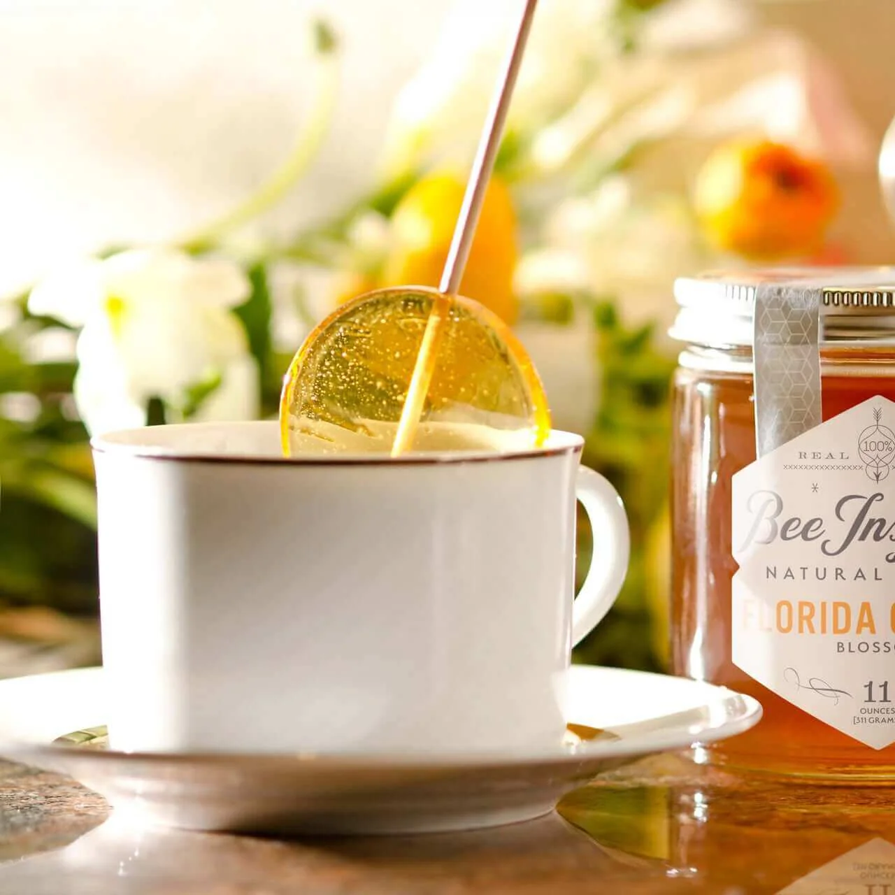 Lemon Honey Lollipops – Bag of Eight - Image 3