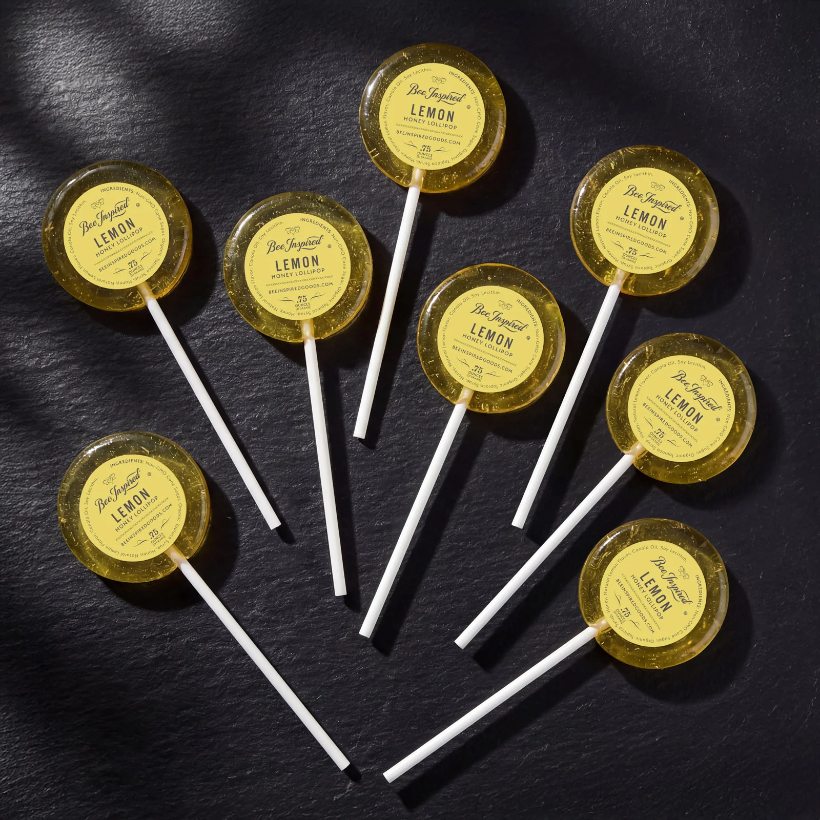 Lemon Honey Lollipops – Bag of Eight - Image 5