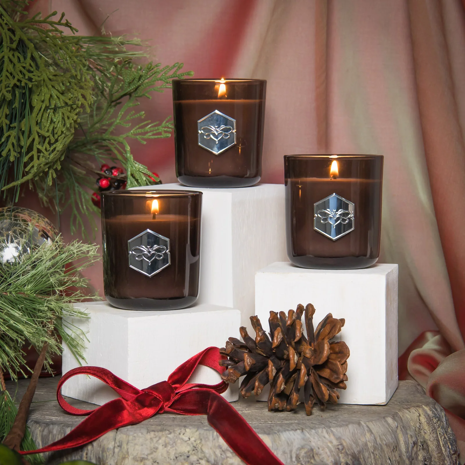 Mini-Luxe Winter Candle Gift Set - Image 4