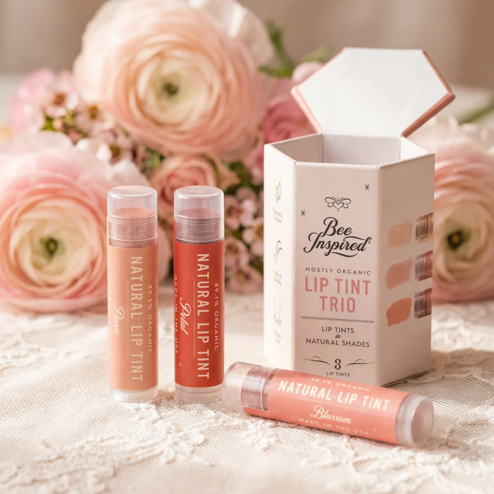 Lip Tint Trio in Natural Shades - Image 4