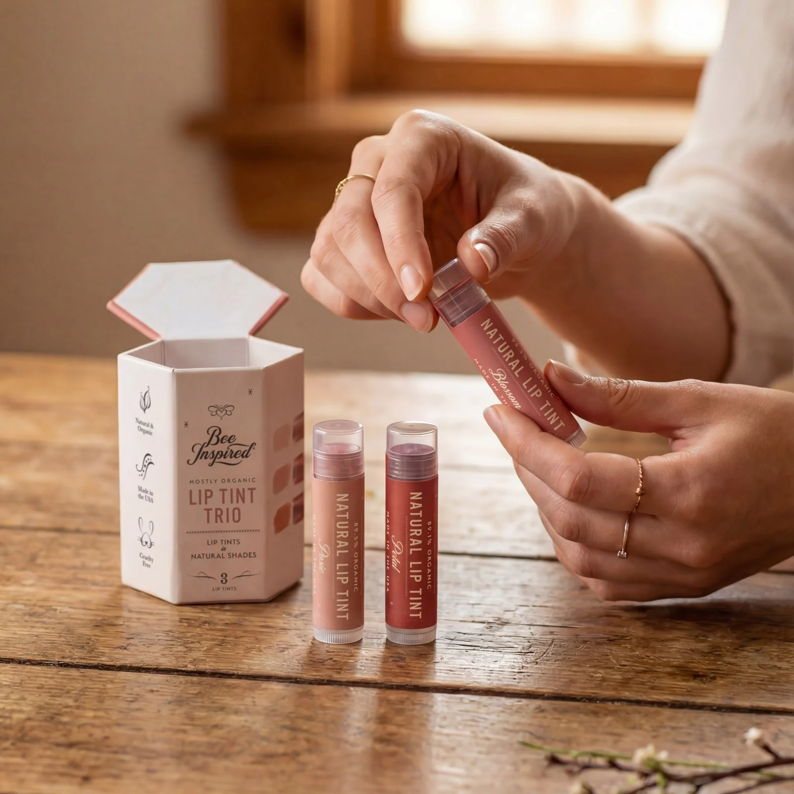 Lip Tint Trio in Natural Shades - Image 6