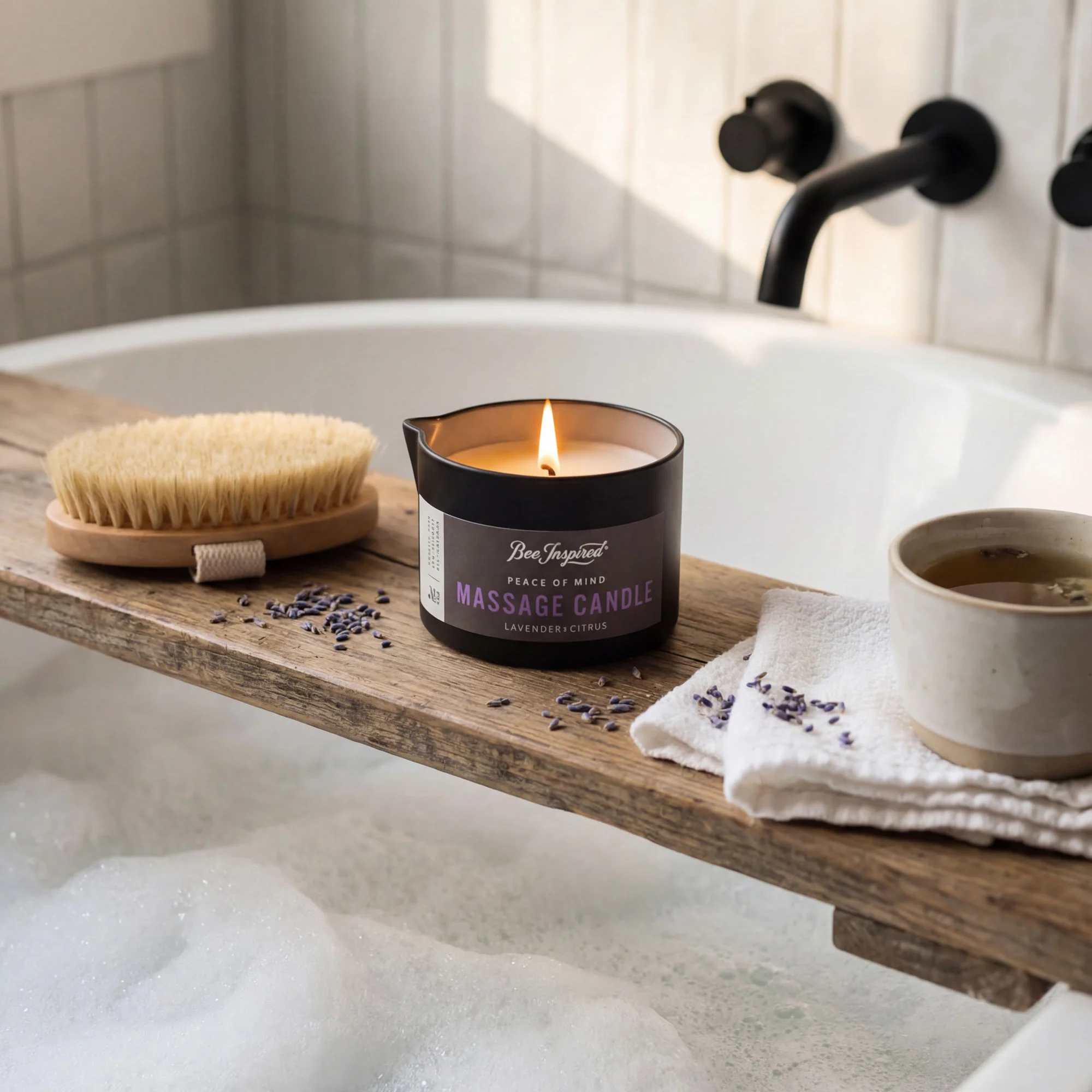 Peace of Mind Massage Candle - Image 4