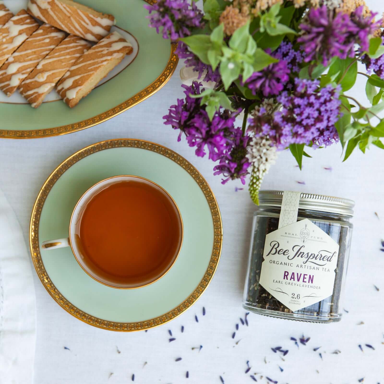 Raven Earl Grey Tea with Lavender - Image 3