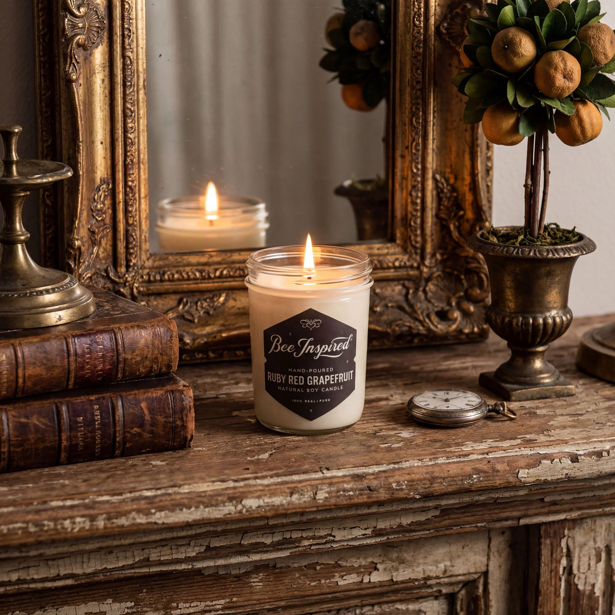 Ruby Red Grapefruit Soy Candle - Image 5