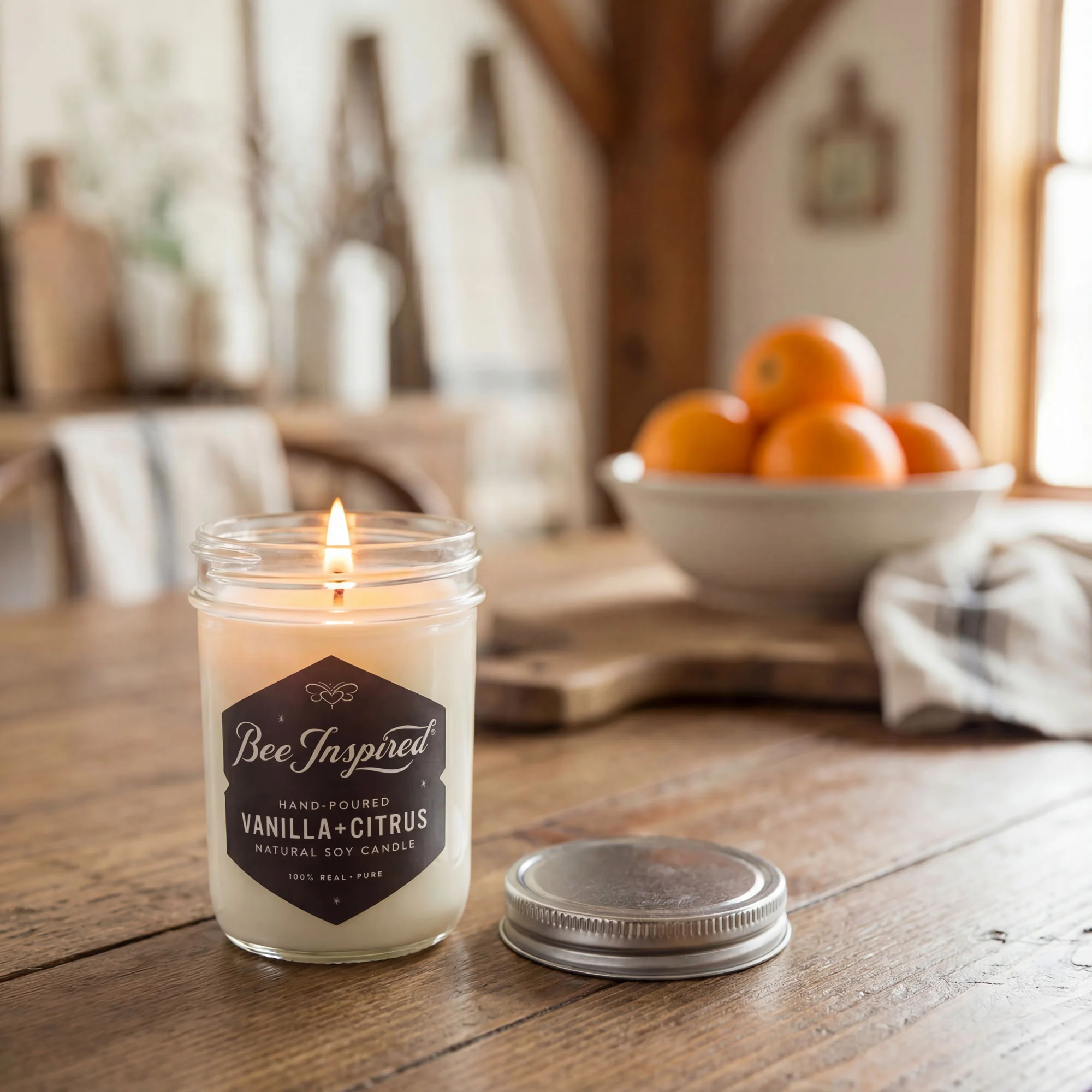 Vanilla+Citrus Soy Candle - Image 6