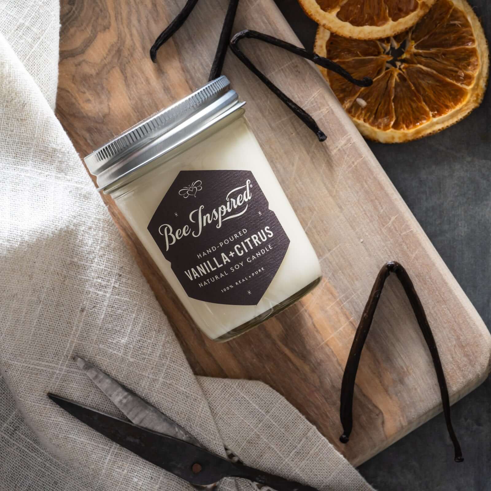Vanilla+Citrus Soy Candle - Image 7