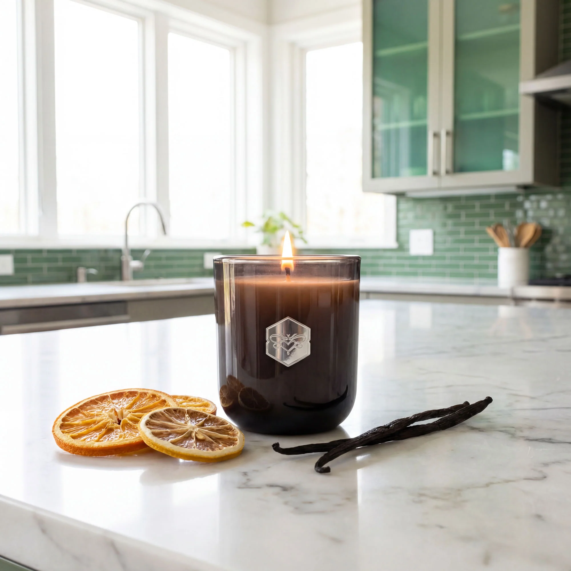 Vanilla+Citrus Luxe Soy Candle - Image 3